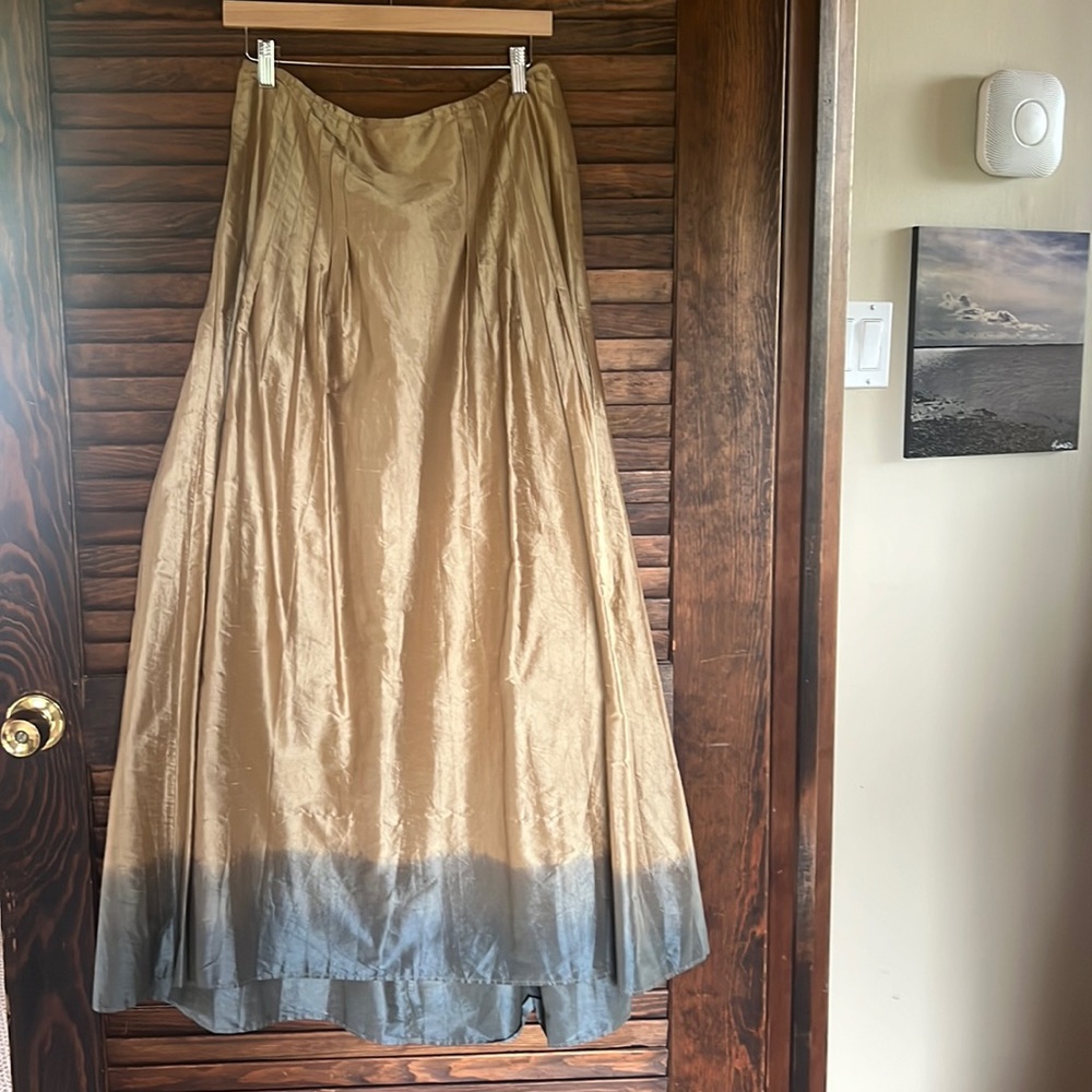 Dip Dyed Silk Skirt